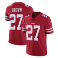 Punc SF.49ers #27 Ji'Ayir Brown Player Red Limited Vapor Untouchable Home Game Stitched Jerseys