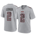 Punc SF.49ers #2 Deommodore Lenoir Player Gray Atmosphere Fashion Home Game Stitched Jerseys