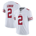 Punc SF.49ers #2 Deommodore Lenoir Player White Limited Vapor Untouchable Home Game Stitched Jerseys