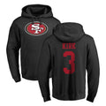 Punc SF.49ers #3 Christian Kirk Player Black LOGO Pullover Hoodies Home Game Stitched Jerseys