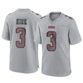 Punc SF.49ers #3 Christian Kirk Player Gray Atmosphere Fashion Home Game Stitched Jerseys