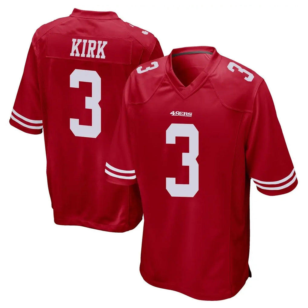 Punc SF.49ers #3 Christian Kirk Player Red Home Game Stitched Jerseys