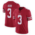 Punc SF.49ers #3 Christian Kirk Player Red Limited Vapor Untouchable Home Game Stitched Jerseys