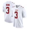 Punc SF.49ers #3 Christian Kirk Player White Fashion Home Game Stitched Jerseys