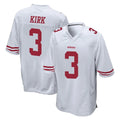 Punc SF.49ers #3 Christian Kirk Player White Home Game Stitched Jerseys