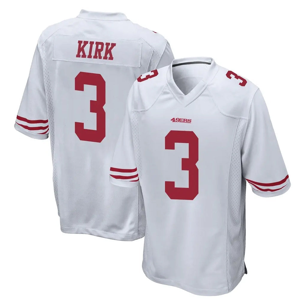 Punc SF.49ers #3 Christian Kirk Player White Home Game Stitched Jerseys