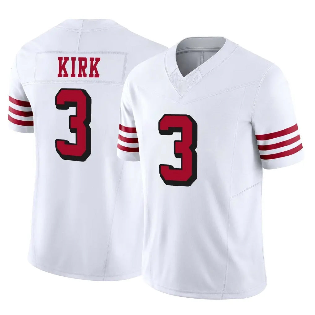 Punc SF.49ers #3 Christian Kirk Player White Limited Alternate Vapor F.U.S.E. Home Game Stitched Jerseys