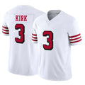 Punc SF.49ers #3 Christian Kirk Player White Limited Alternate Vapor F.U.S.E. Home Game Stitched Jerseys