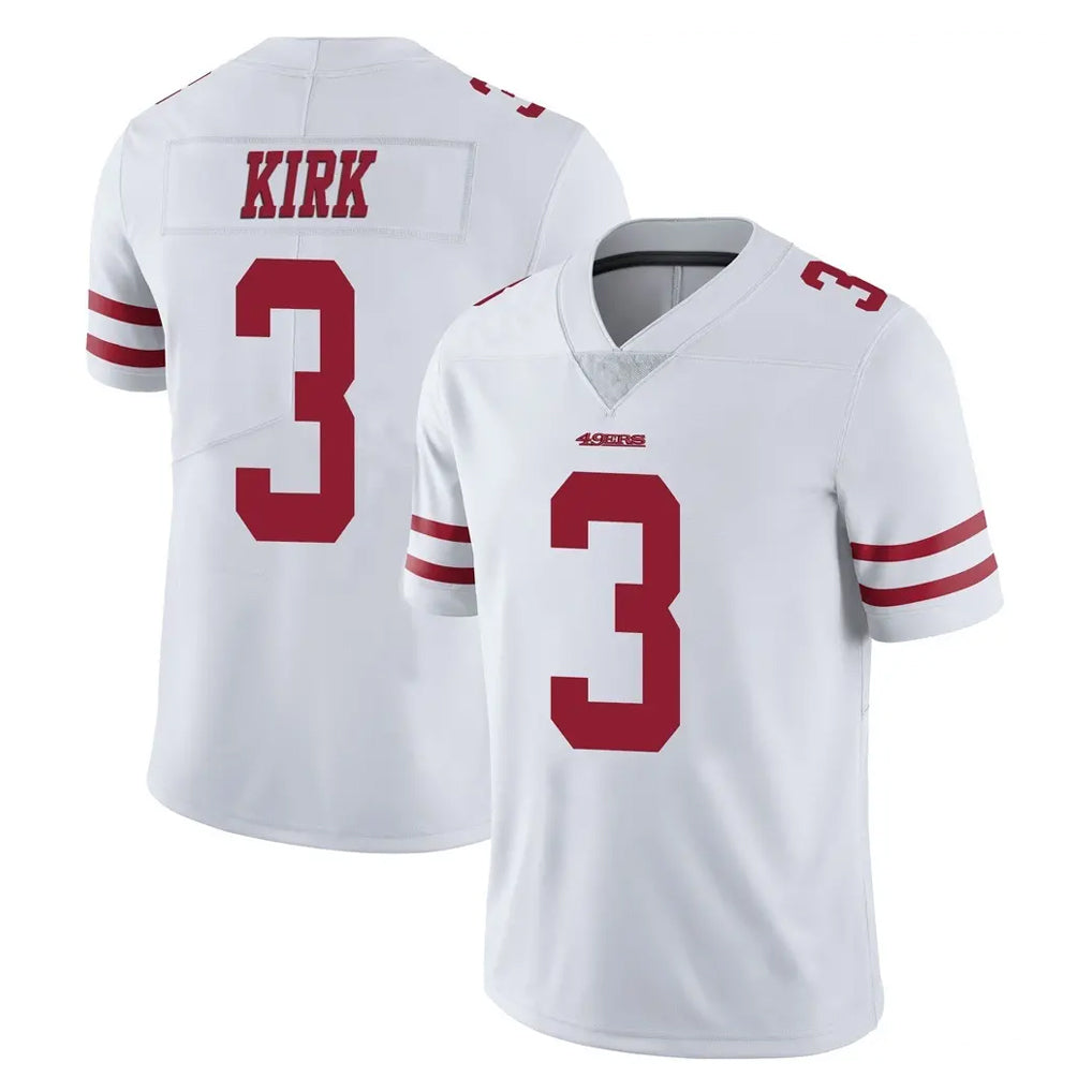 Punc SF.49ers #3 Christian Kirk Player White Limited Vapor Untouchable Home Game Stitched Jerseys
