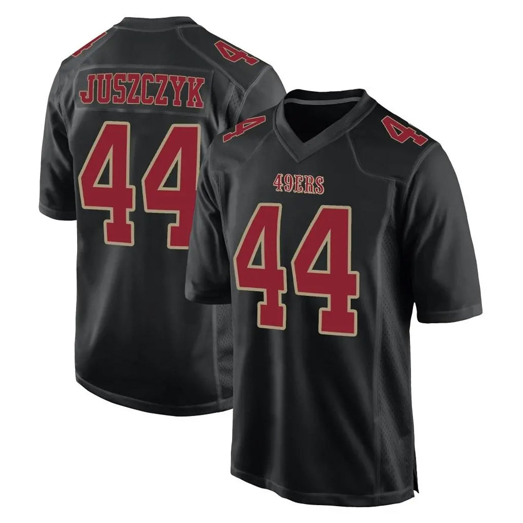 Punc SF.49ers #44 Kyle Juszczyk Player Black Alternate Limited Vapor Untouchable Home Game Stitched Jerseys