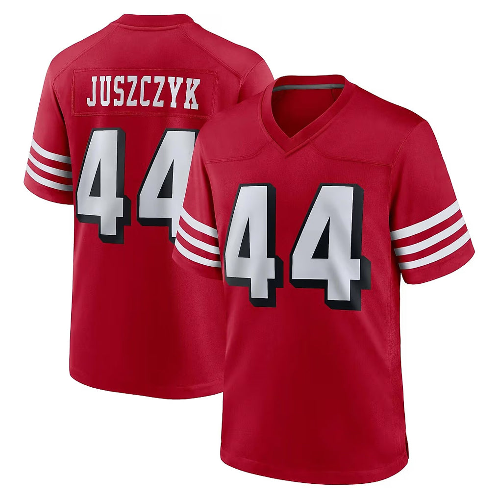 Punc SF.49ers #44 Kyle Juszczyk Player Red Limited Alternate Home Game Stitched Jerseys