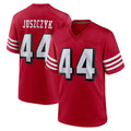 Punc SF.49ers #44 Kyle Juszczyk Player Red Limited Alternate Home Game Stitched Jerseys