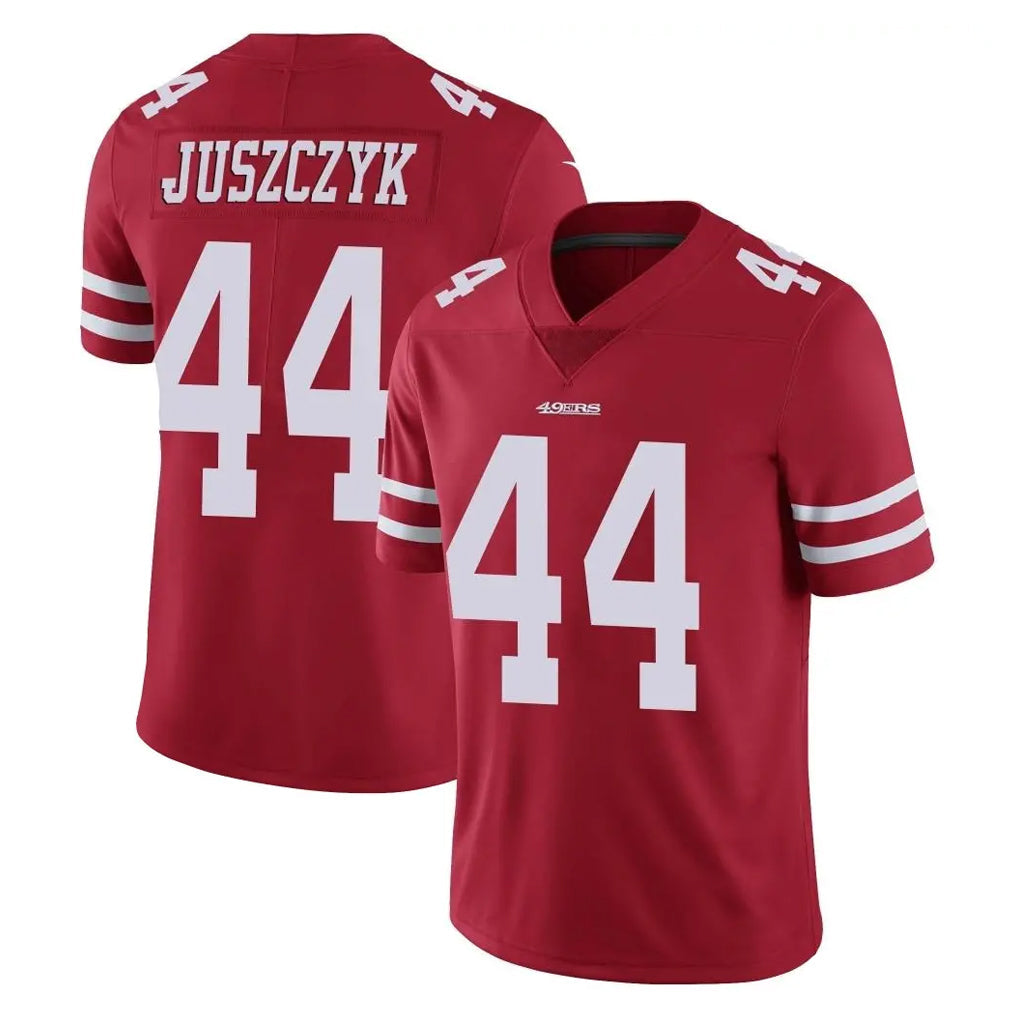 Punc SF.49ers #44 Kyle Juszczyk Player Red Limited Vapor Untouchable Home Game Stitched Jerseys