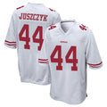 Punc SF.49ers #44 Kyle Juszczyk Player White Home Game Stitched Jerseys
