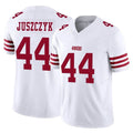 Punc SF.49ers #44 Kyle Juszczyk Player White Limited Vapor F.U.S.E. Home Game Stitched Jerseys