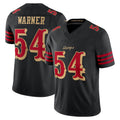 Punc SF.49ers #54 Fred Warner Player Rivalries Collection Vapor Limited Black Stitched Jerseys