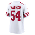 Punc SF.49ers #54 Fred Warner White Player Game Stitched Jerseys