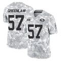 Punc SF.49ers #57 Dre Greenlaw Player Arctic Camo Limited Salute To Service Home Game Stitched Jerseys