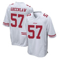 Punc SF.49ers #57 Dre Greenlaw Player White Home Game Stitched Jerseys