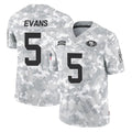 Punc SF.49ers #5 Mike Evans Player Arctic Camo Limited Salute To Service Home Game Stitched Jerseys