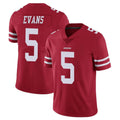 Punc SF.49ers #5 Mike Evans Player Red Limited Vapor Untouchable Home Game Stitched Jerseys
