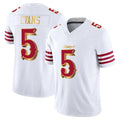 Punc SF.49ers #5 Mike Evans Player White 2025 Rivalries Collection Game Limited Stitched Jerseys