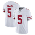 Punc SF.49ers #5 Mike Evans Player White Limited Vapor Untouchable Home Game Stitched Jerseys