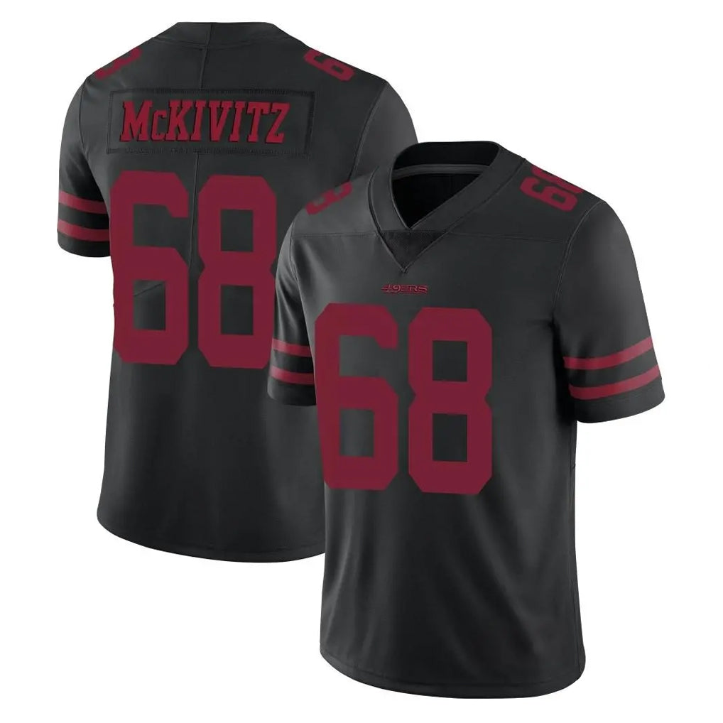 Punc SF.49ers #68 Colton McKivitz Player Black Alternate Limited Vapor Untouchable Home Game Stitched Jerseys