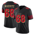 Punc SF.49ers #68 Colton McKivitz Player Black Limited Rivalries Collection Home Game Stitched Jerseys