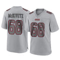 Punc SF.49ers #68 Colton McKivitz Player Gray Atmosphere Fashion Home Game Stitched Jerseys