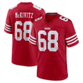 Punc SF.49ers #68 Colton McKivitz Player Red Game Home Stitched Jerseys