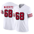 Punc SF.49ers #68 Colton McKivitz Player White Limited Alternate Vapor F.U.S.E. Home Game Stitched Jerseys