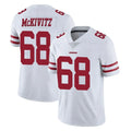 Punc SF.49ers #68 Colton McKivitz Player White Limited Vapor Untouchable Home Game Stitched Jerseys