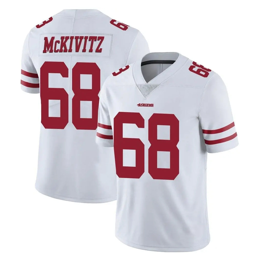 Punc SF.49ers #68 Colton McKivitz Player White Limited Vapor Untouchable Home Game Stitched Jerseys