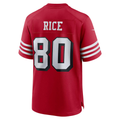 Punc SF.49ers #80 Jerry Rice Scarlet Retired Player Alternate Game Stitched Jerseys