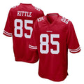 Punc SF.49ers #85 George Kittle Player Red Home Game Stitched Jerseys