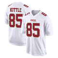 Punc SF.49ers #85 George Kittle Player White Fashion Home Game Stitched Jerseys