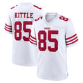 Punc SF.49ers #85 George Kittle Player White Game Home Stitched Jerseys