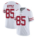 Punc SF.49ers #85 George Kittle Player White Limited Vapor Untouchable Home Game Stitched Jerseys