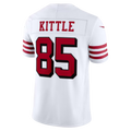 Punc SF.49ers #85 George Kittle White Alternate Vapor F.U.S.E. Stitched Limited Jerseys