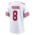 Punc SF.49ers #8 Steve Young White Retired Player Game Stitched Jerseys