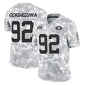 Punc SF.49ers #92 Osa Odighizuwa Player Arctic Camo Limited Salute To Service Home Game Stitched Jerseys