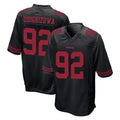 Punc SF.49ers #92 Osa Odighizuwa Player Black Alternate Home Game Stitched Jerseys