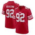 Punc SF.49ers #92 Osa Odighizuwa Player Red Game Home Stitched Jerseys