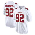 Punc SF.49ers #92 Osa Odighizuwa Player White Fashion Home Game Stitched Jerseys
