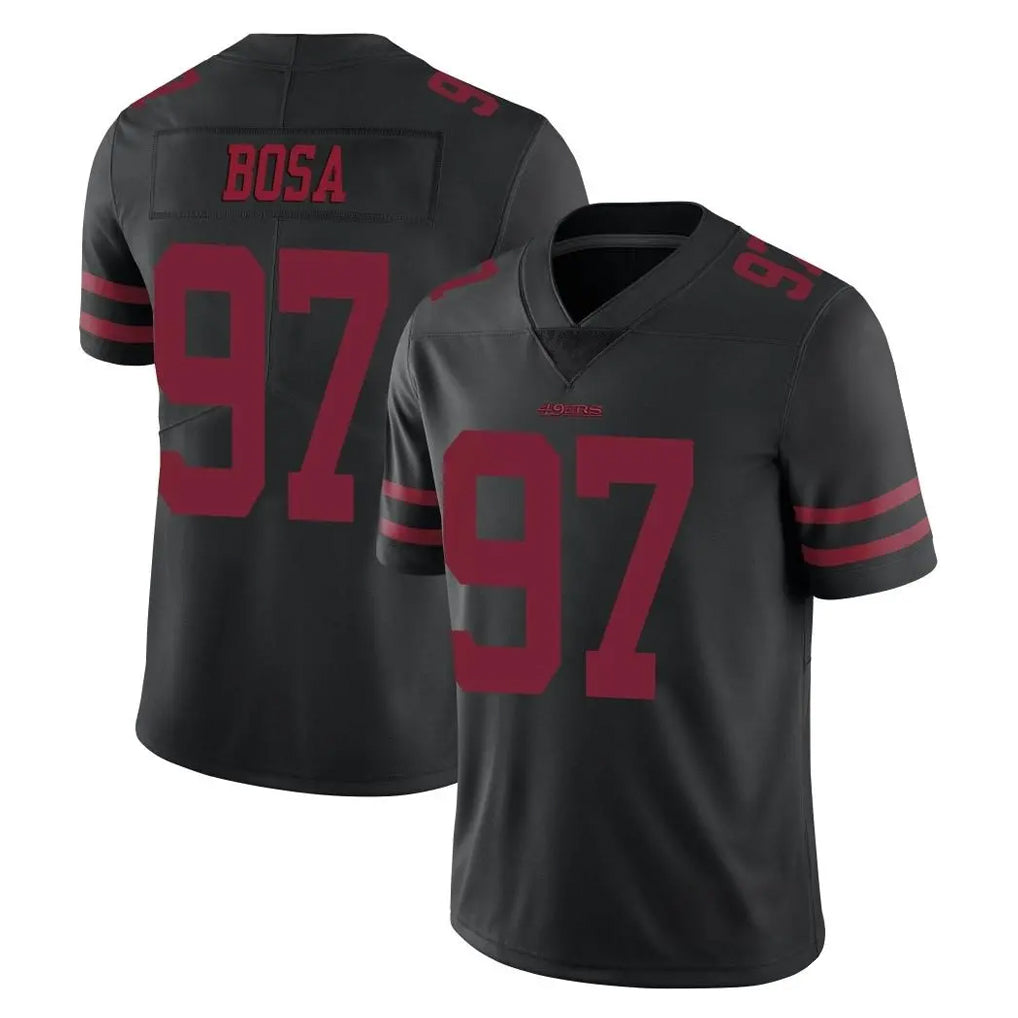 Punc SF.49ers #97 Nick Bosa Player Black Alternate Limited Vapor Untouchable Home Game Stitched Jerseys