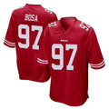 Punc SF.49ers #97 Nick Bosa Player Red Home Game Stitched Jerseys