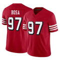 Punc SF.49ers #97 Nick Bosa Player Red Limited Alternate Vapor F.U.S.E. Home Game Stitched Jerseys