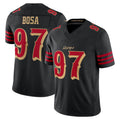 Punc SF.49ers #97 Nick Bosa Player Rivalries Collection Vapor Limited Black Stitched Jersey