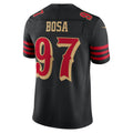 Punc SF.49ers #97 Nick Bosa Player Rivalries Collection Vapor Limited Black Stitched Jerseys